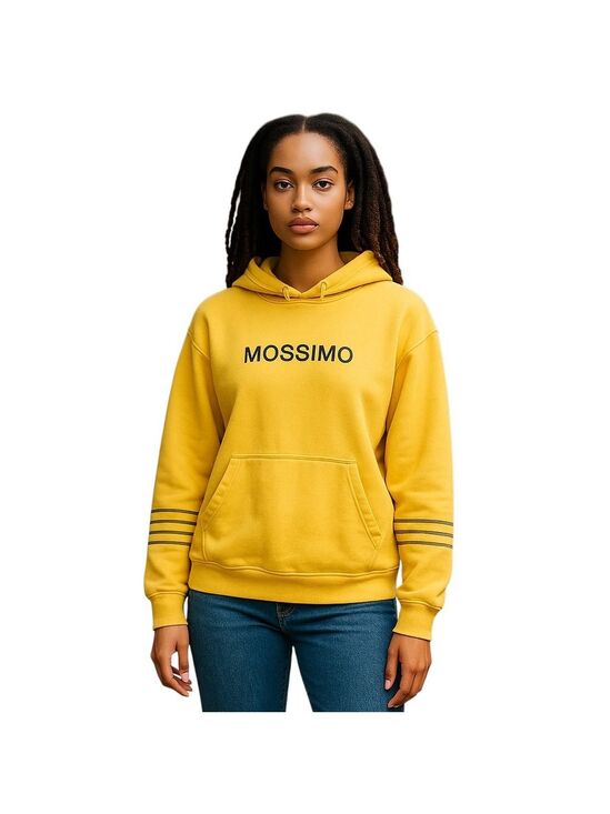Mossimo Supply Co. Tops - Mossimo Sweatshirt Hoodie Women’s Size Large Yellow and Navy Blue
